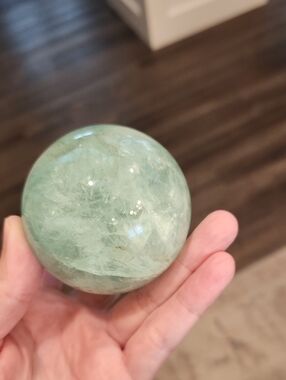 Green Fluorite Sphere